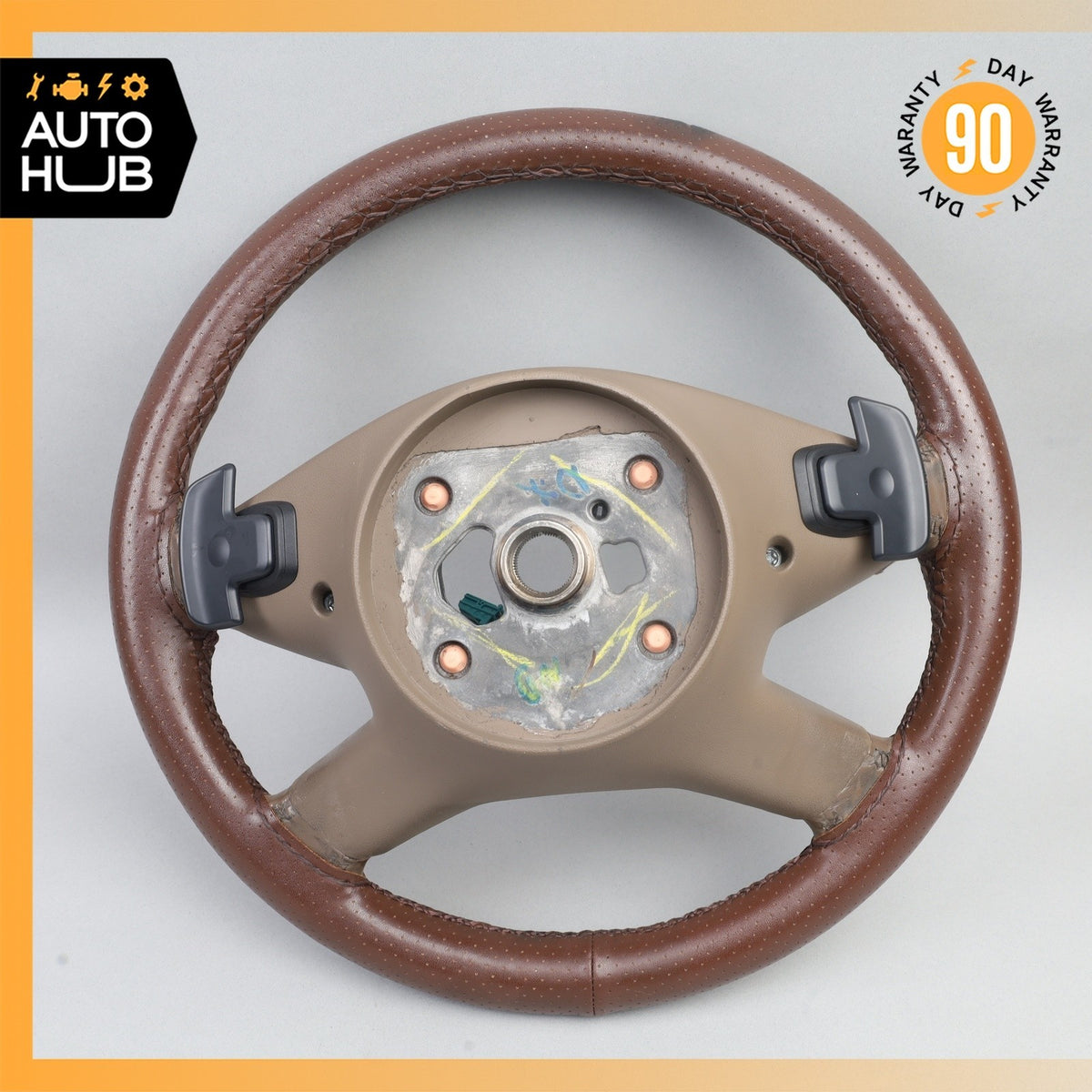 09-13 Mercedes W164 ML350 GL550 R350 Driver Steering Wheel Brown 1644607003 OEM - photo 14