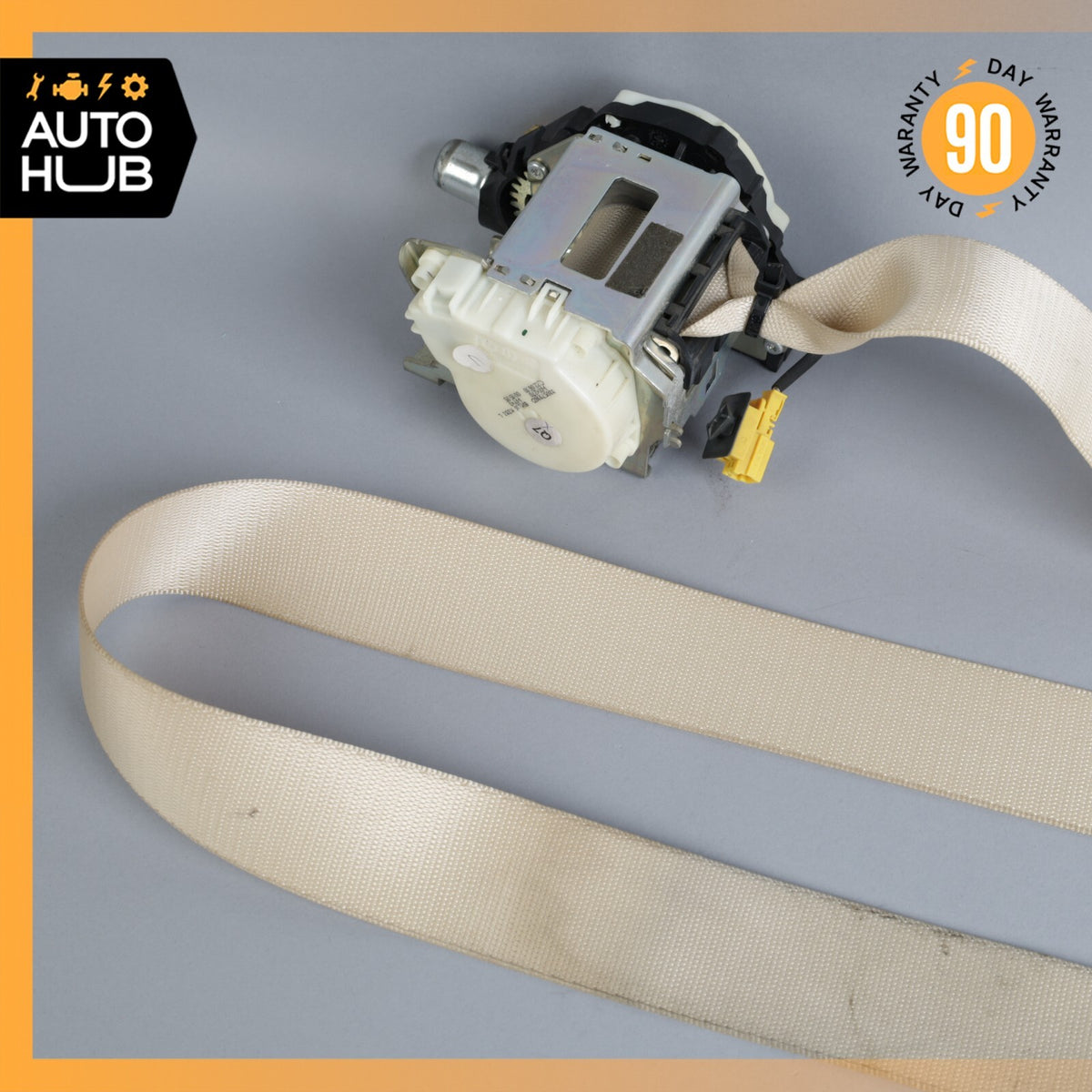 07-14 Mercedes W216 CL550 CL600 Rear Left Driver Side Seat Belt Beige OEM - photo 2