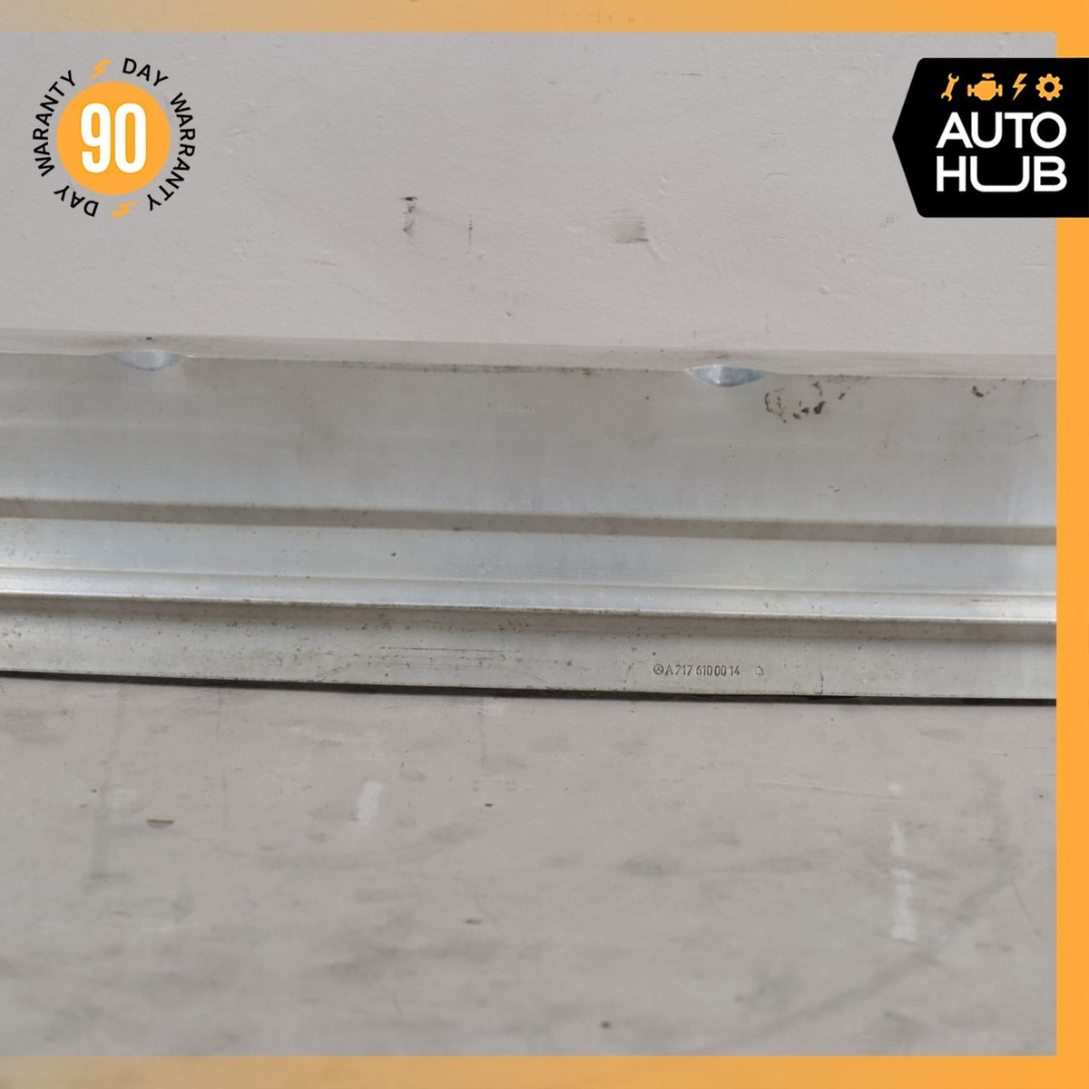 15-21 Mercedes W217 S550 S63 AMG Rear Bumper Reinforcement Impact Bar OEM 74k - photo 4