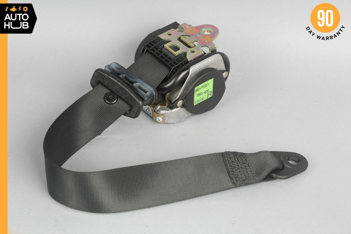 97-04 Mercedes R170 SLK230 SLK320 Right Passenger Seat Belt Seatbelt Black OEM - photo 6