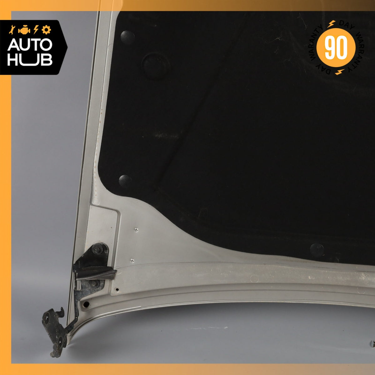04-08 Cadillac XLR Hood Cover Panel Assembly Light Tarnished Silver OEM 69k - photo 19
