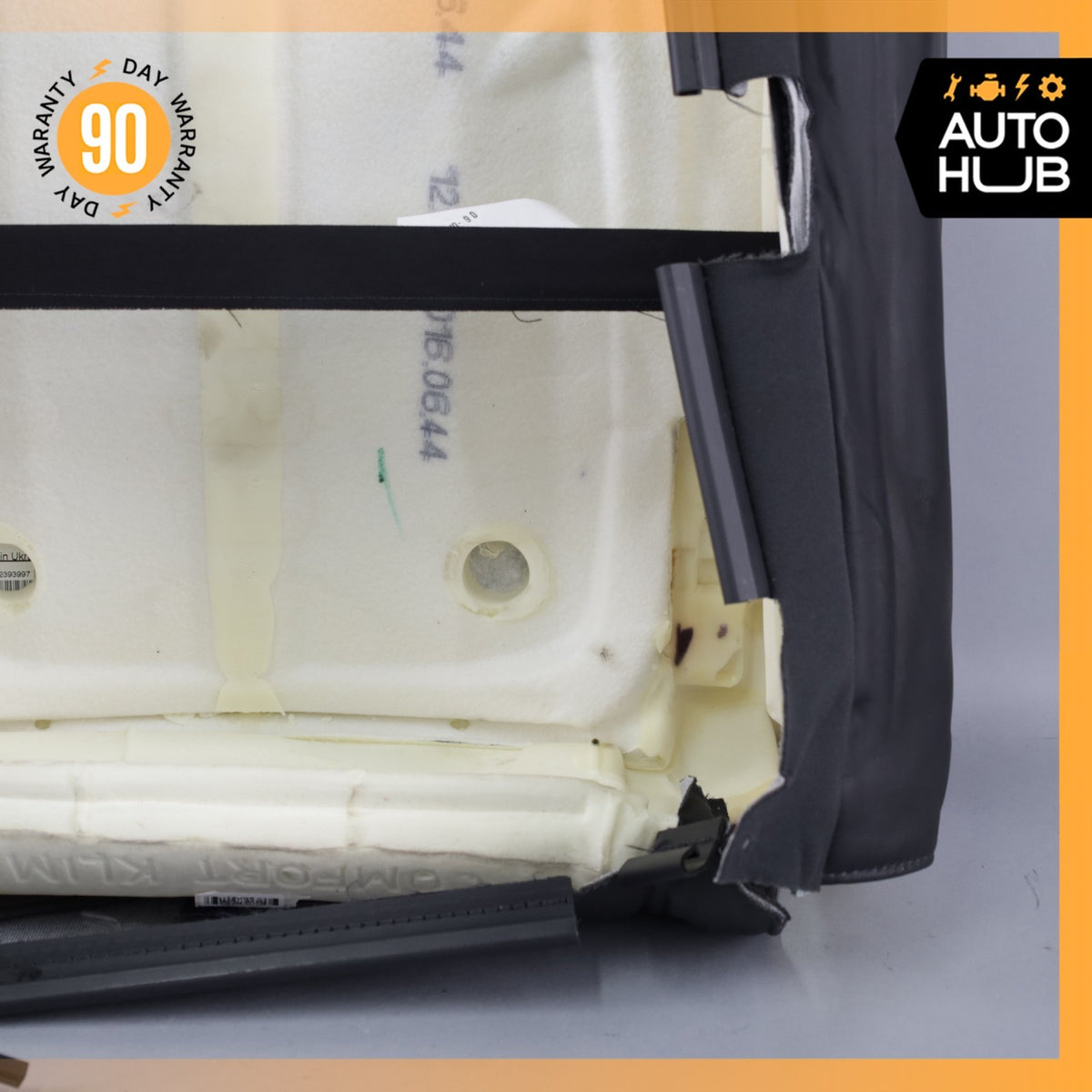15-18 Porsche Macan 95B Front Left Side Seat Upper Cushion Leather Red OEM - photo 9