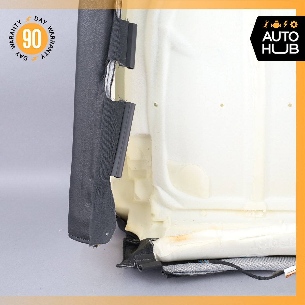 11-18 Porsche Cayenne 958 Front Right Side Seat Upper Cushion Black OEM - photo 17