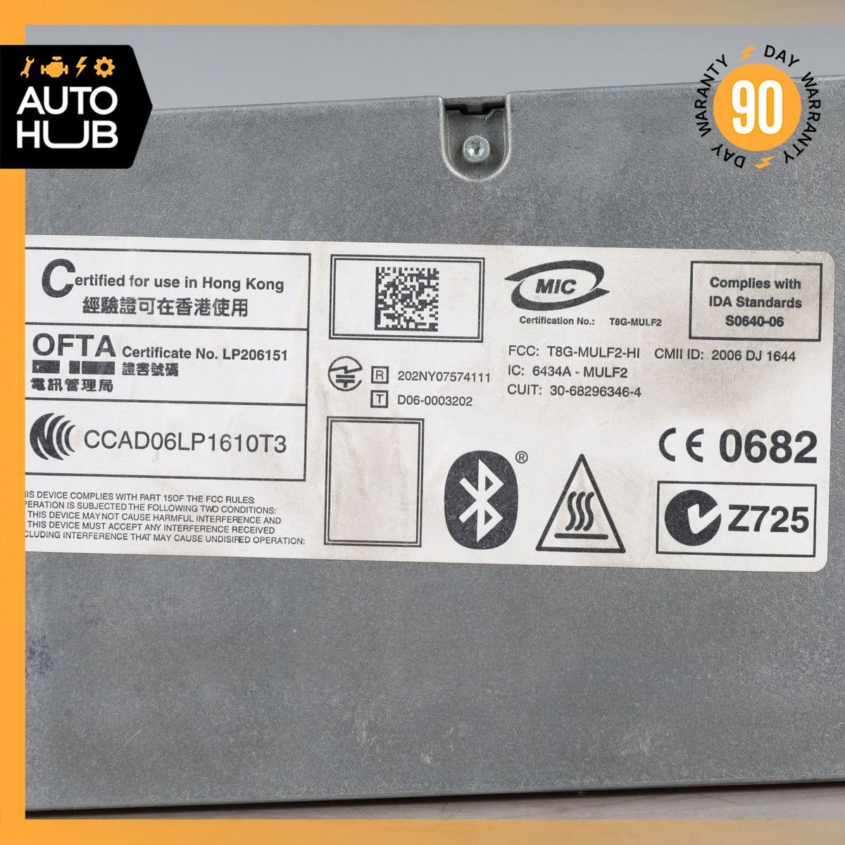 BMW E88 128i 550i Bluetooth Communication Control Module 9229740 OEM - photo 11