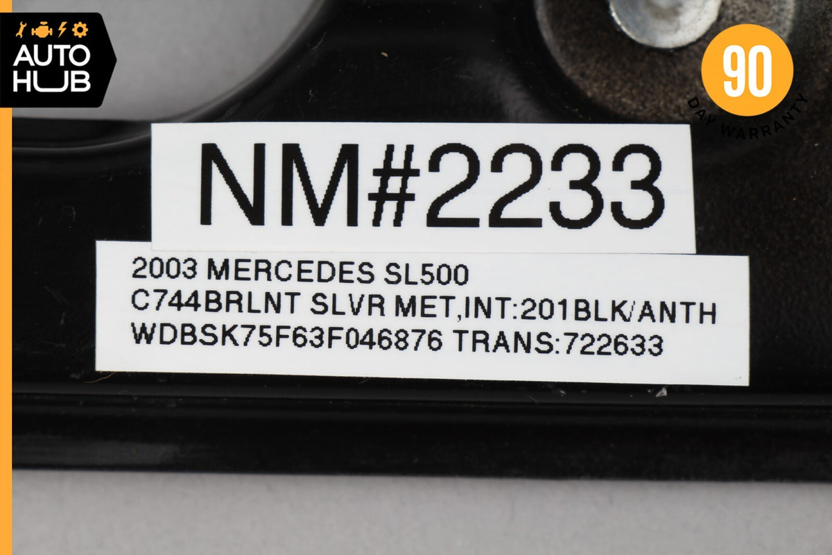 Mercedes R230 SL500 SL550 Front Right Side Door Window Regulator Motor OEM - photo 12