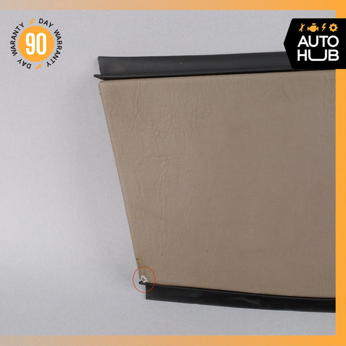 04-09 Cadillac XLR Left Driver Side Hard Top Hinge Cover Flap Trim Beige OEM - photo 2