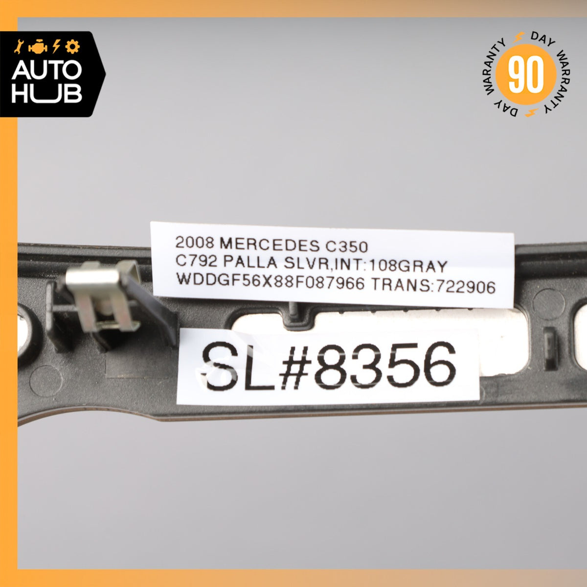 08-11 Mercedes W204 C350 C63 AMG A/C Climate Control Switch Trim Bezel Wood OEM - photo 12