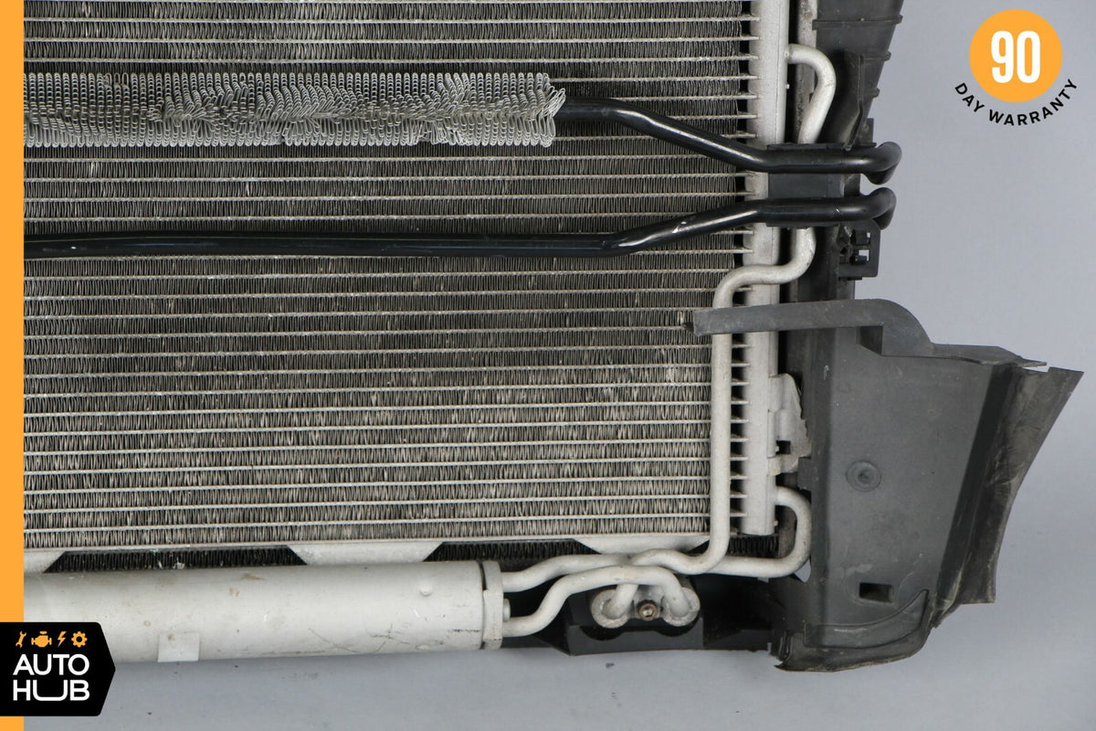 03-06 Mercedes W211 E500 CLS500 Cooling Radiator AC A/C Condenser Oil Cooler OEM - photo 4