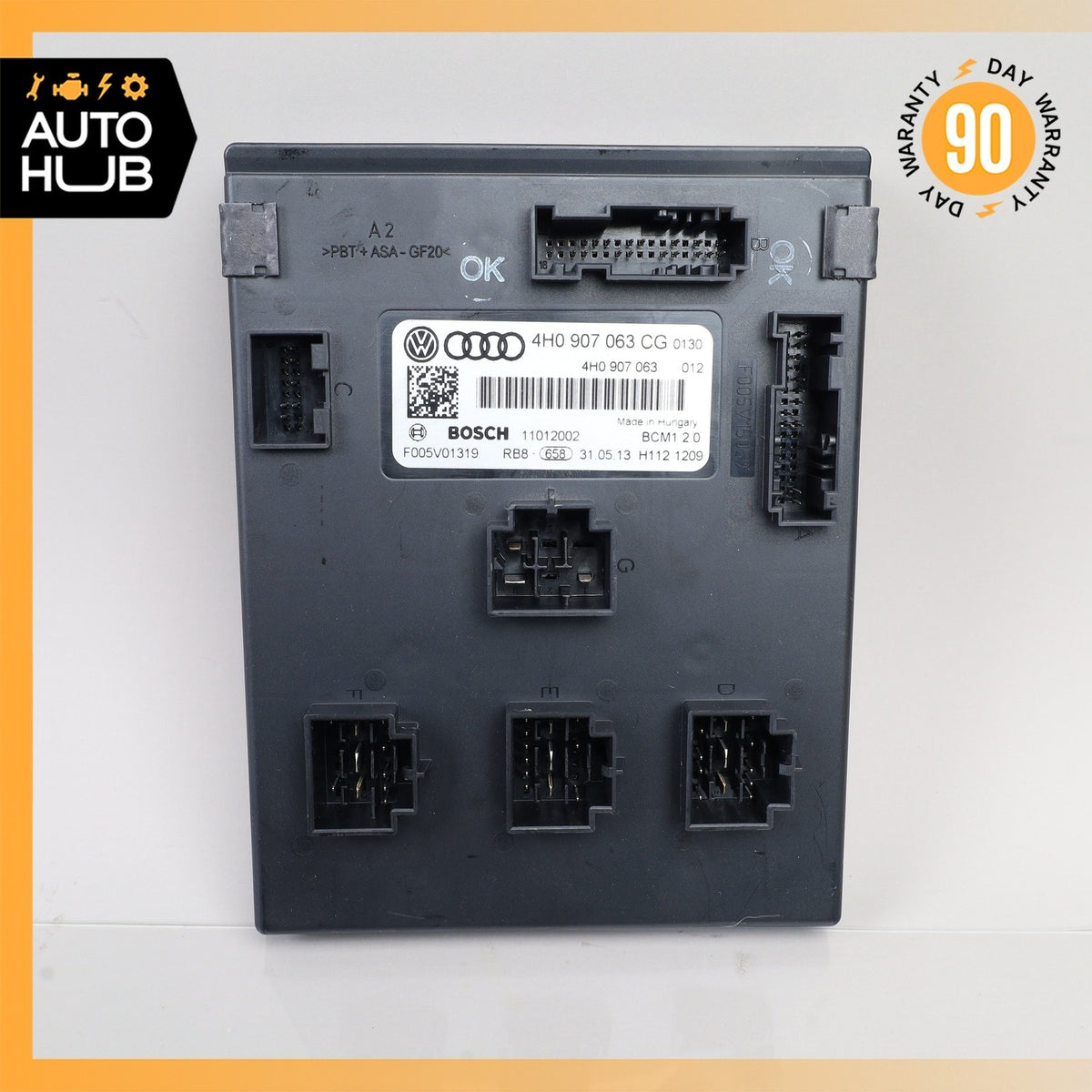 12-15 Audi C7 S6 A6 Body Comfort Onboard Control Module Unit BCM BCU OEM 51k - photo 2