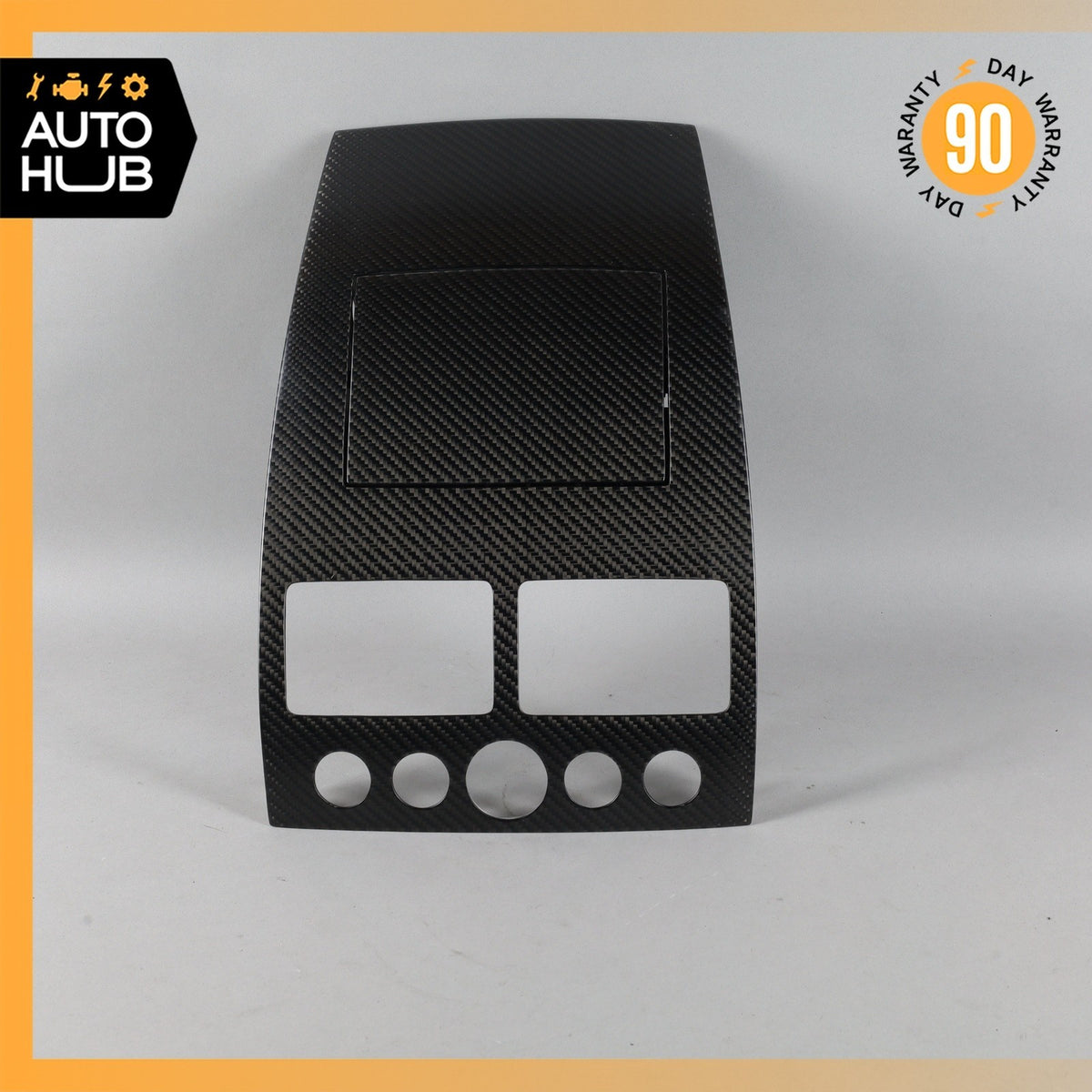 10-15 Aston Martin DB9 Rapide Center Console Navi Trim Bezel Panel Carbon OEM - photo 10