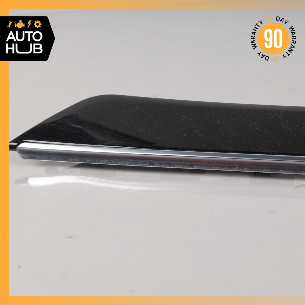 14-16 Mercedes W212 E350 E550 Rear Left Door Panel Bezel Trim Wood OEM 75k - photo 8