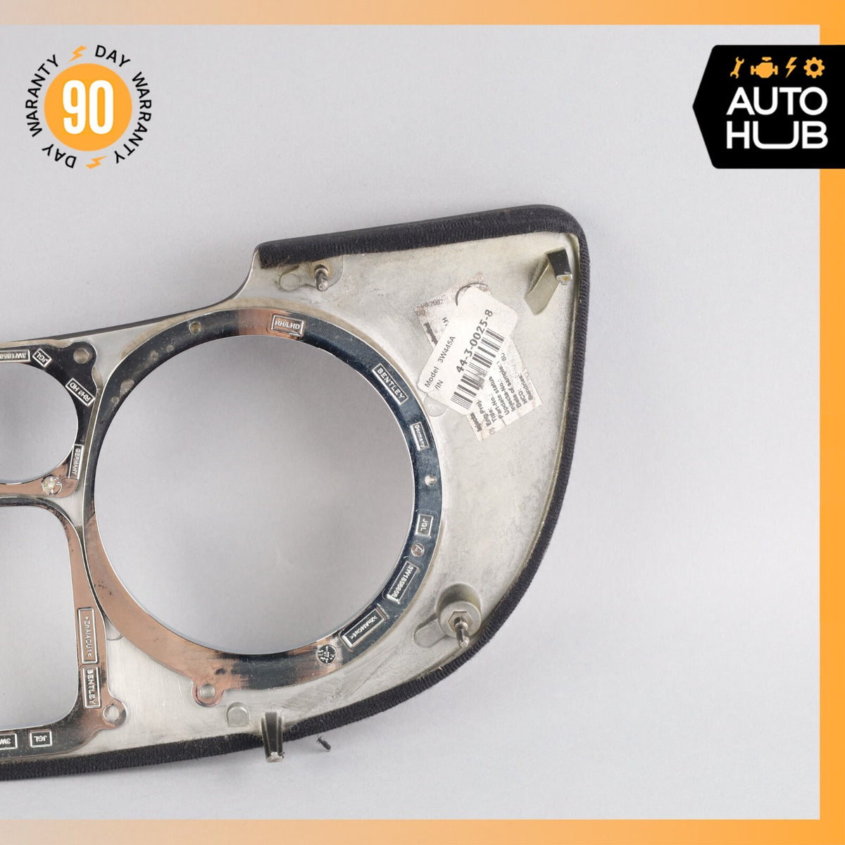 03-13 Bentley Continental GTC GT Dash Panel Speedometer Bezel Trim Wood OEM 46k - photo 9