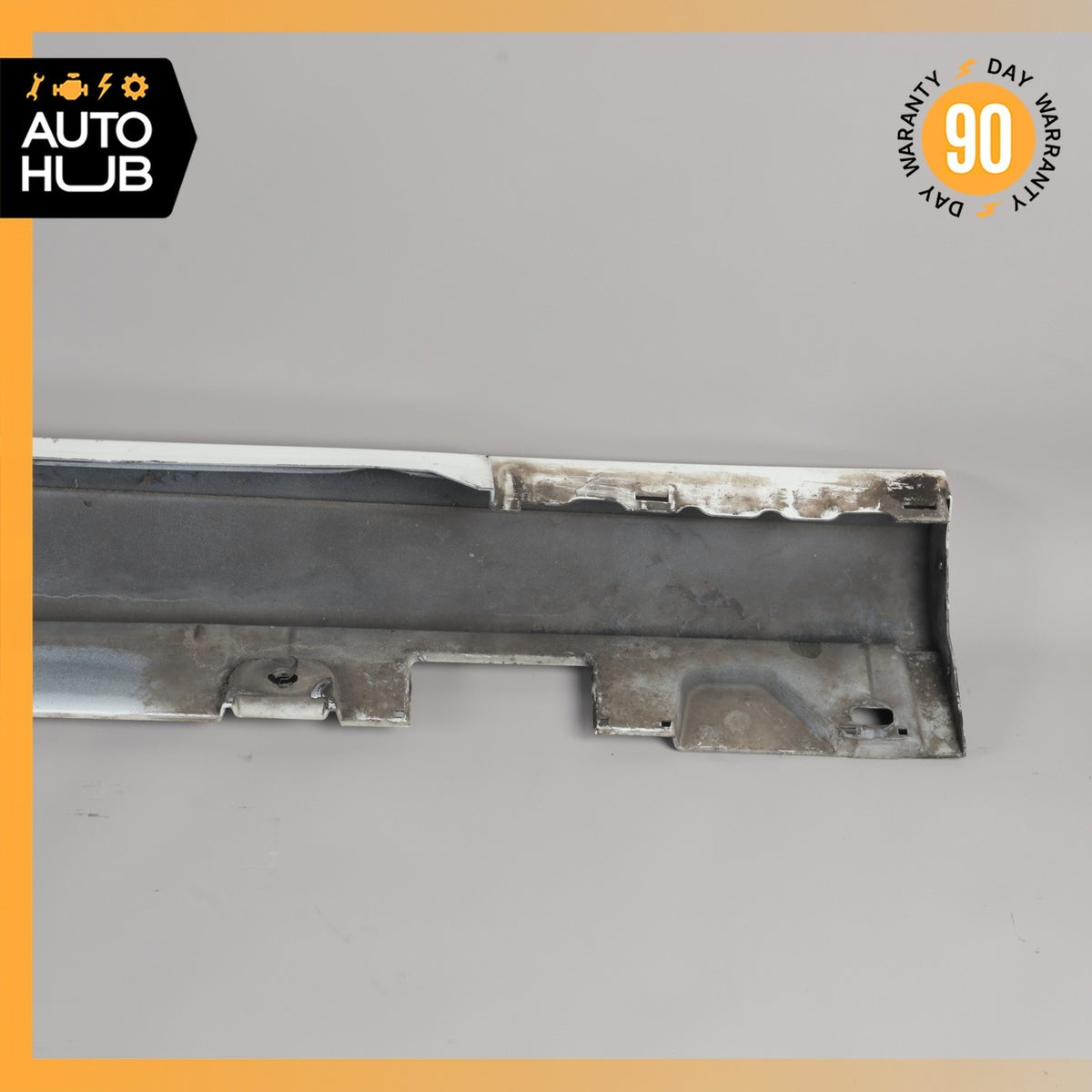 17-23 Mercedes W213 E300 E400 Sport AMG Left Rocker Panel Side Skirt White OEM - photo 14