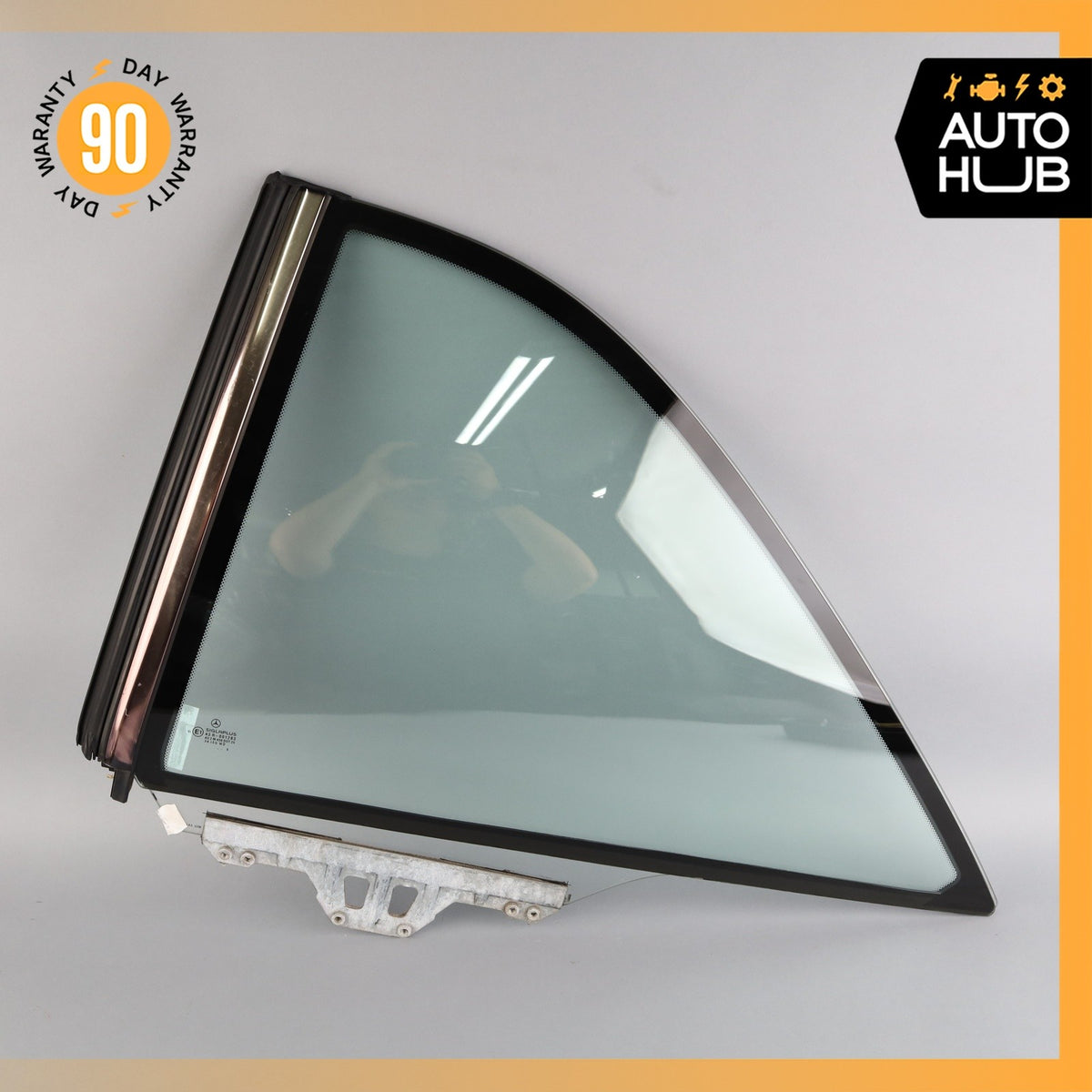 93-99 Mercedes W140 CL600 S600 Coupe Rear Left Side Quarter Window Glass OEM - photo 2