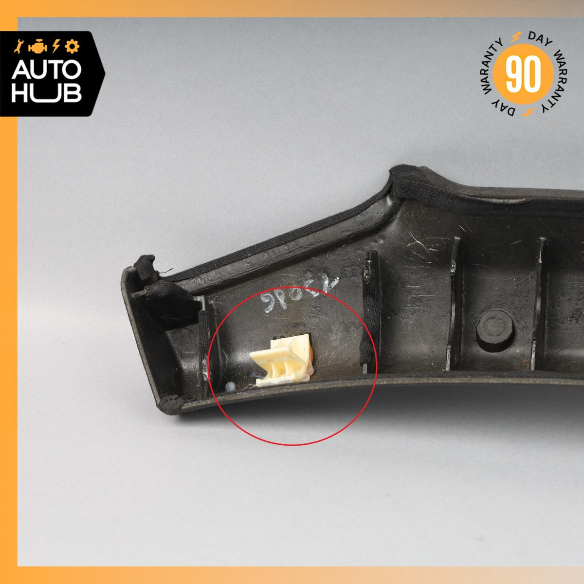 03-12 Mercedes R230 SL55 AMG Front Right Interior Trim Panel A Pillar Suede OEM - photo 11