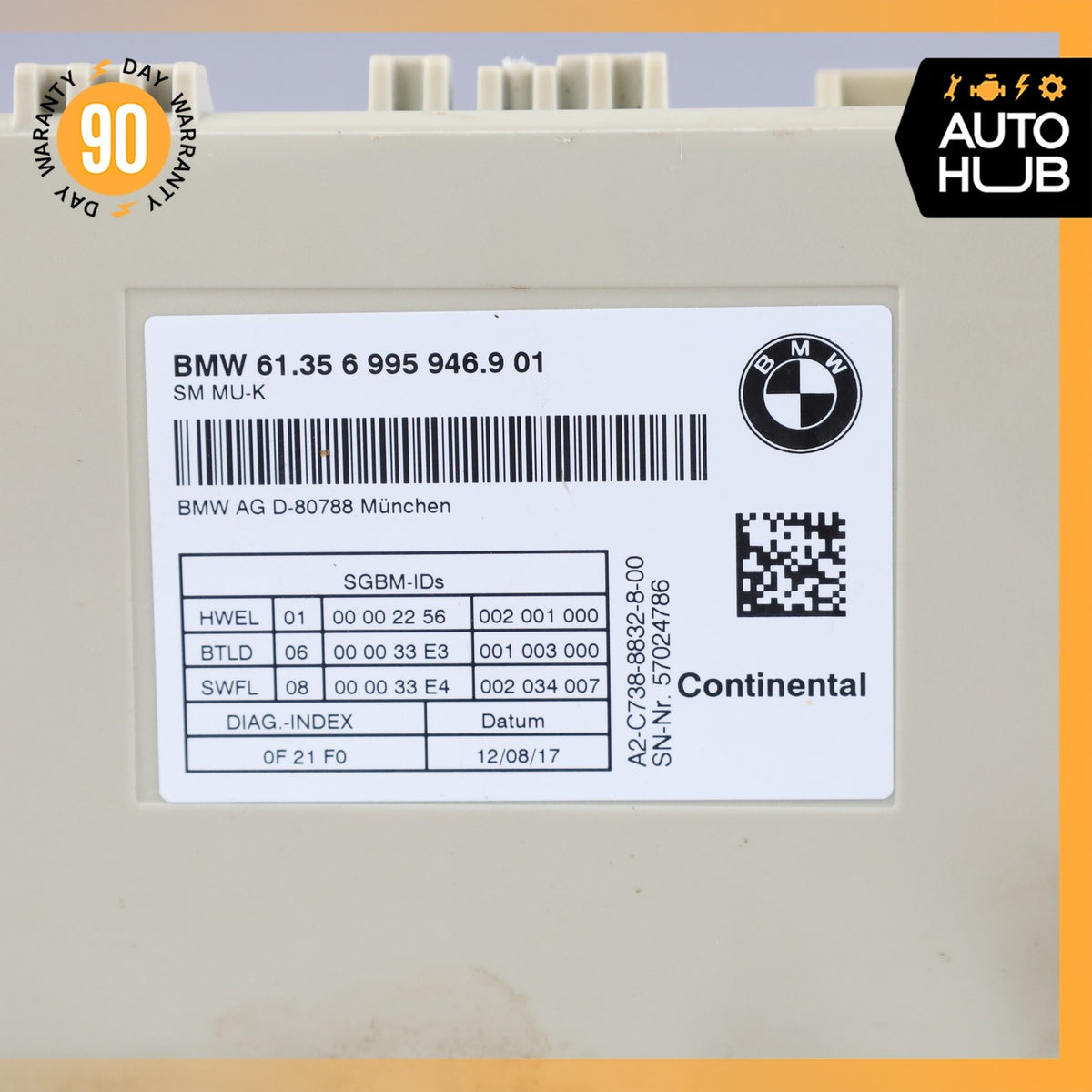 16-19 BMW G12 740i 750Li Front Left or Right Seat Control Module Unit OEM - photo 9