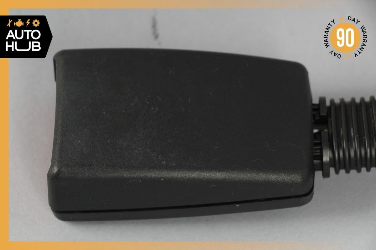 07-09 Mercedes W211 E350 CLS550 Front Right Side Seat Belt Buckle Black OEM - photo 3