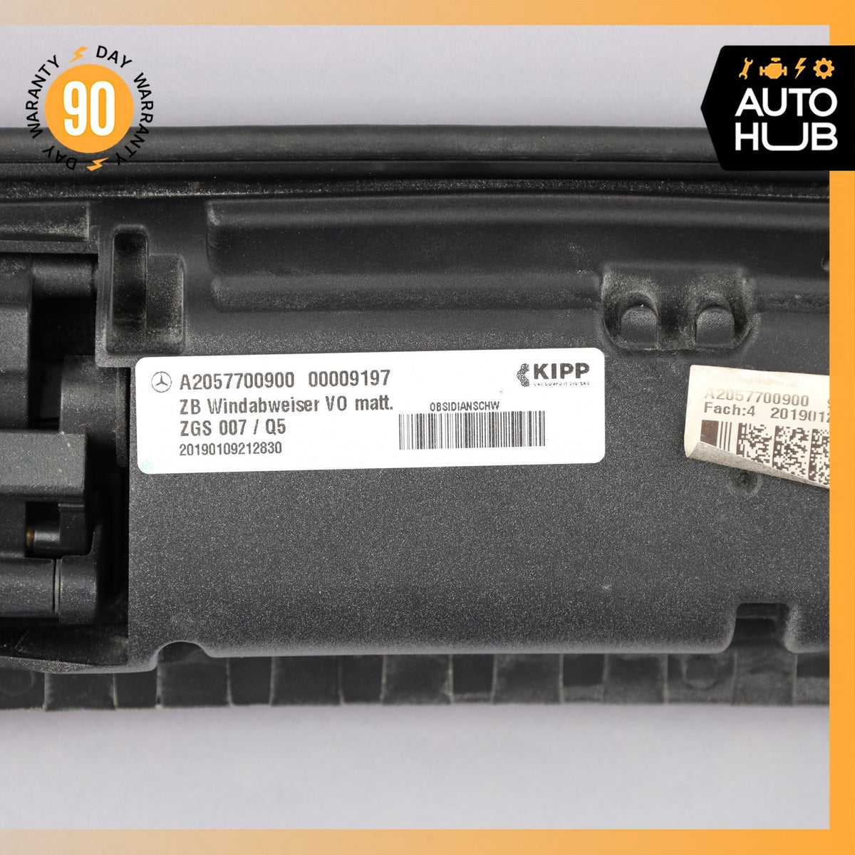 17-23 Mercedes W205 C63 AMG Front Upper Windshield Cover Panel Molding OEM 43k - photo 17
