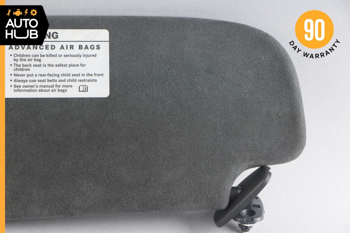 Mercedes W216 CL63 CL550 Right Side Sun Visor Shade Sunvisor Black Suede OEM 44k - photo 5