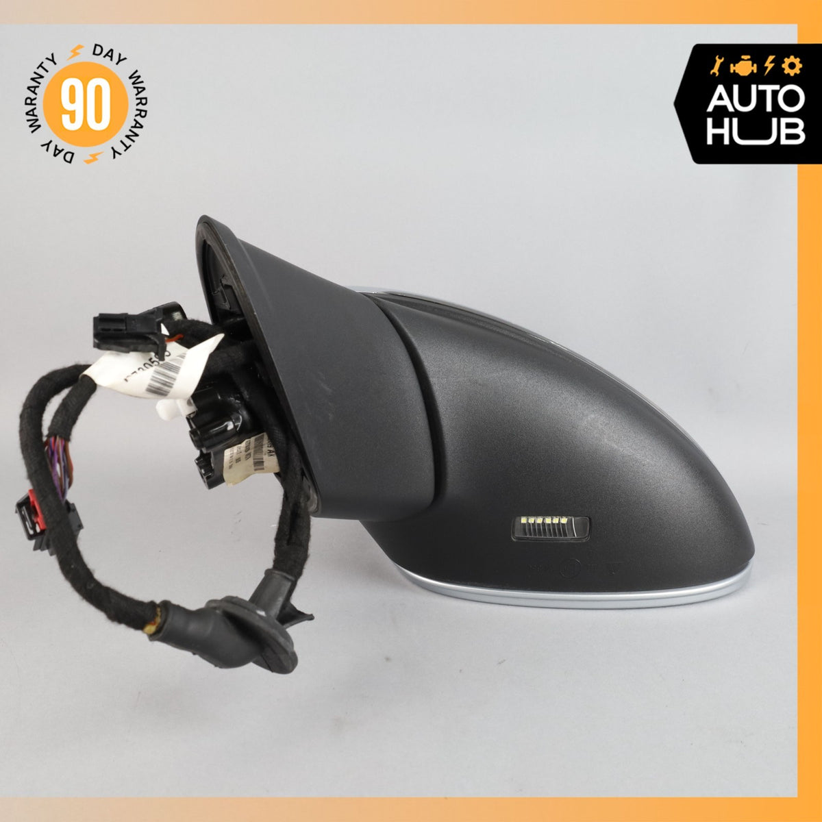 15-18 Porsche Cayenne 958 Left Side Rear View Door Mirror w/ Blind Spot OEM 31k - photo 16