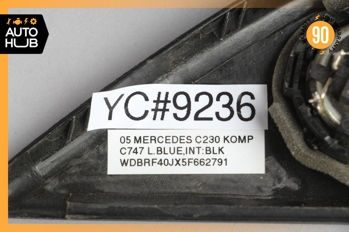 05-07 Mercedes W203 C230 C280 Door Tweeter Speaker Cover Right Passenger OEM - photo 9