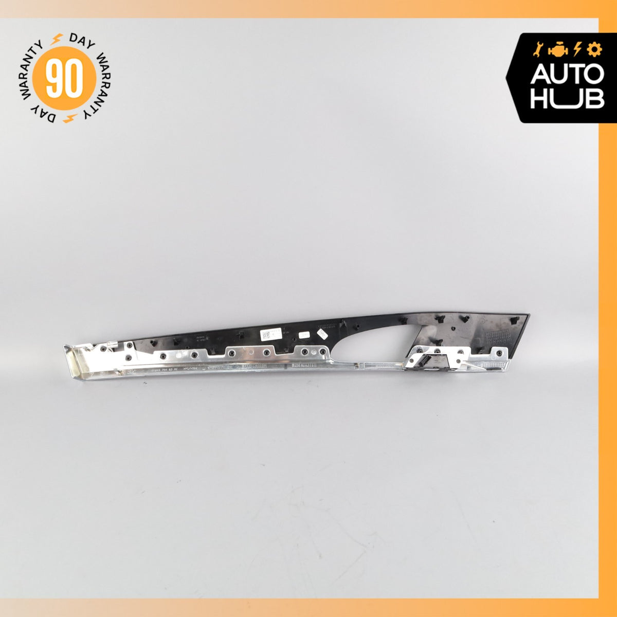 Porsche Panamera 970 Front Right Door Panel Molding w/ Switch Piano Black OEM - photo 7