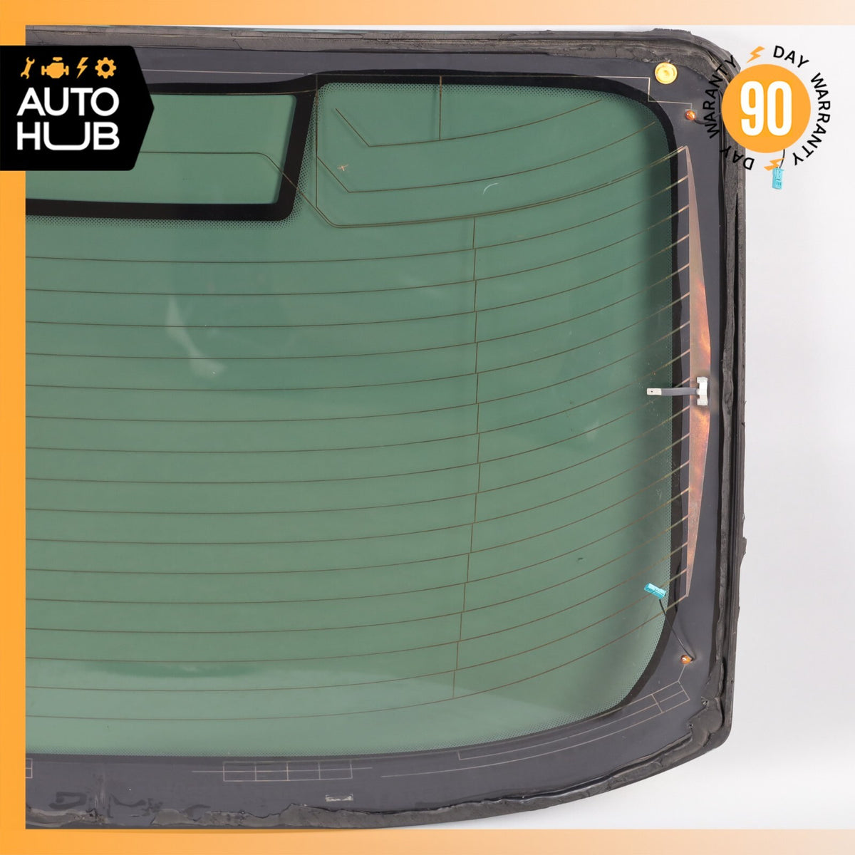 08-18 Maserati GranTurismo M145 Rear Windshield Wind Shield Back Glass OEM 88k - photo 11