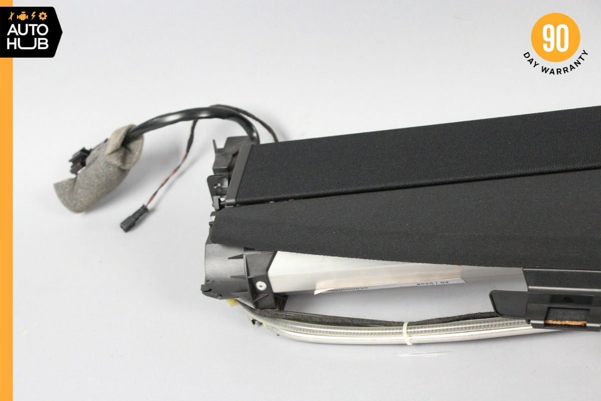 07-13 Mercedes W221 S550 Rear Window Sun Shade Screen Roller Blind w/ Trim OEM - photo 2