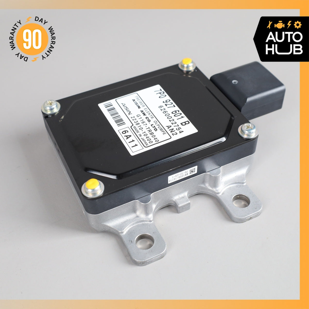 Porsche Cayenne 958 VR6 Engine Oil Pump Control Module Unit 7P0927601B OEM - photo 1