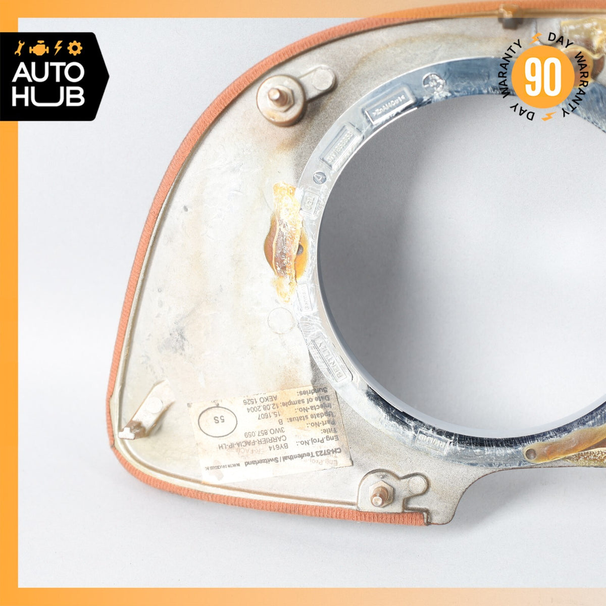 03-13 Bentley Continental GT GTC Dash Panel Speedometer Bezel Wood Trim OEM - photo 18