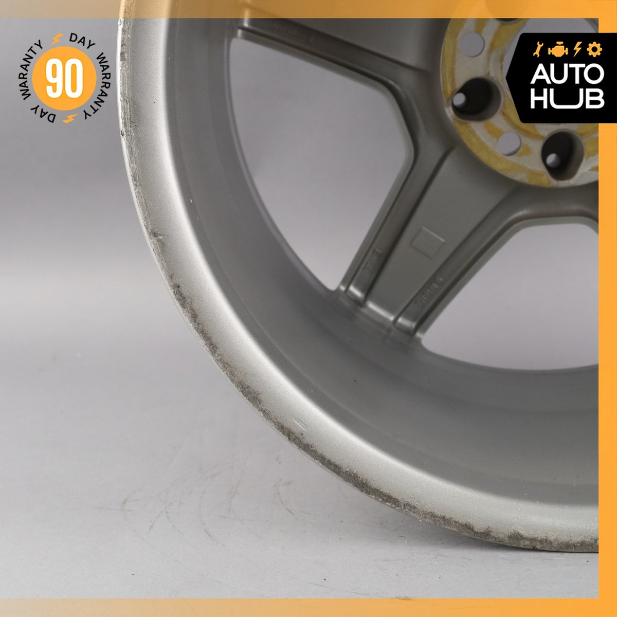 Mercedes W211 E350 E55 CLS55 AMG 9 x 18 18" Rear Wheel Rim 2114016702 OEM - photo 12