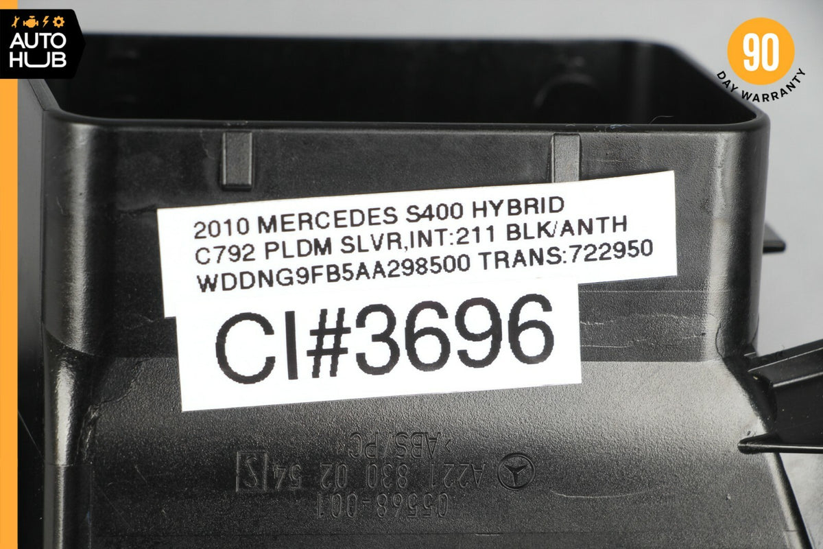 07-14 Mercedes W221 S550 CL600 Dashboard Dash AC A/C Air Vent Right Black OEM - photo 8