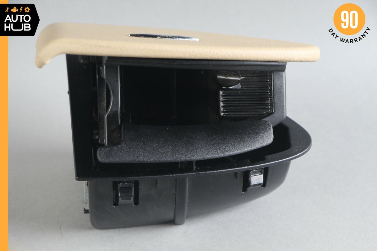 03-09 Mercedes W219 CLS550 E63 AMG Rear Left Door Ash Tray Compartment Beige OEM - photo 3
