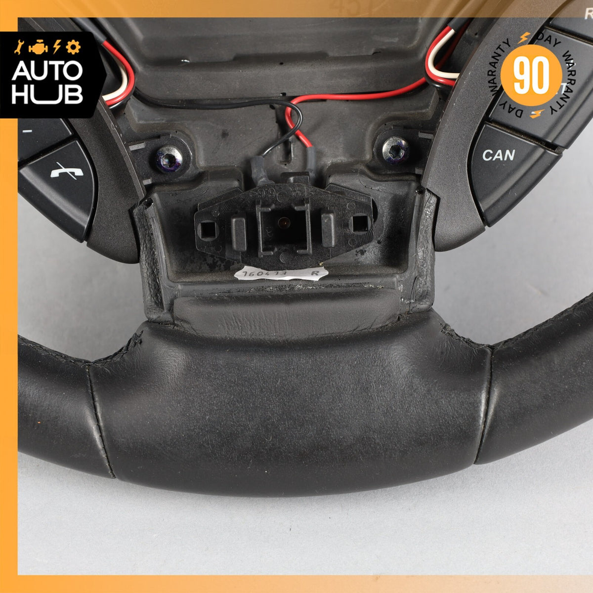 06-16 Aston Martin DB9 Rapide Steering Wheel Black 8G433600DA OEM 35k - photo 9