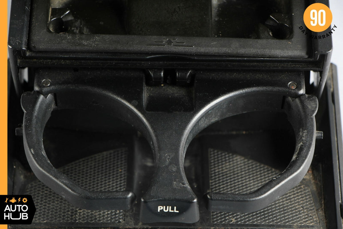 06-09 Mercedes W251 R350 R500 Rear Center Console Cup Holder Cupholder Black OEM - photo 7