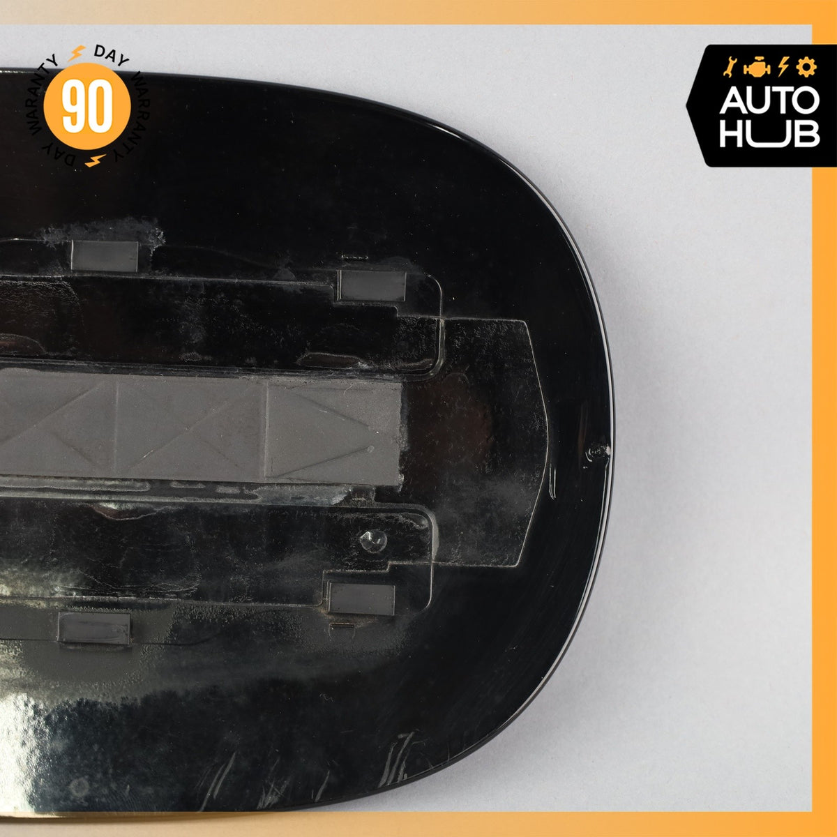 11-18 Porsche Cayenne 958 Fuel Door Lid Gas Tank Cover Black OEM - photo 7