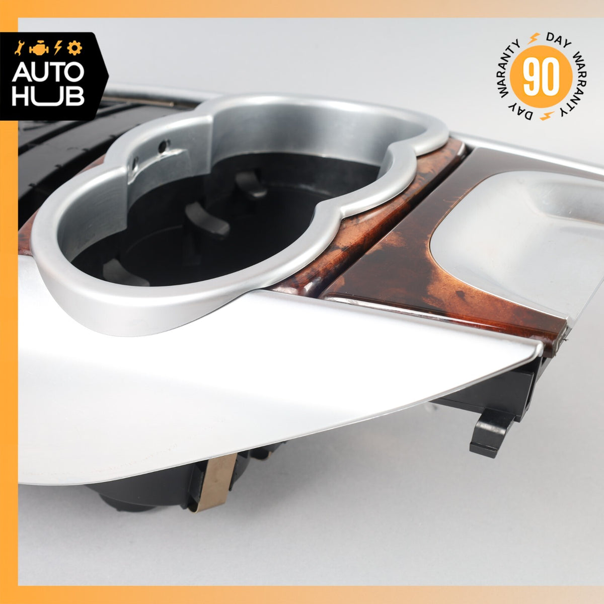06-13 Mercedes W251 R500 R350 Center Console Cup Holder Ash Tray Wood OEM - photo 9