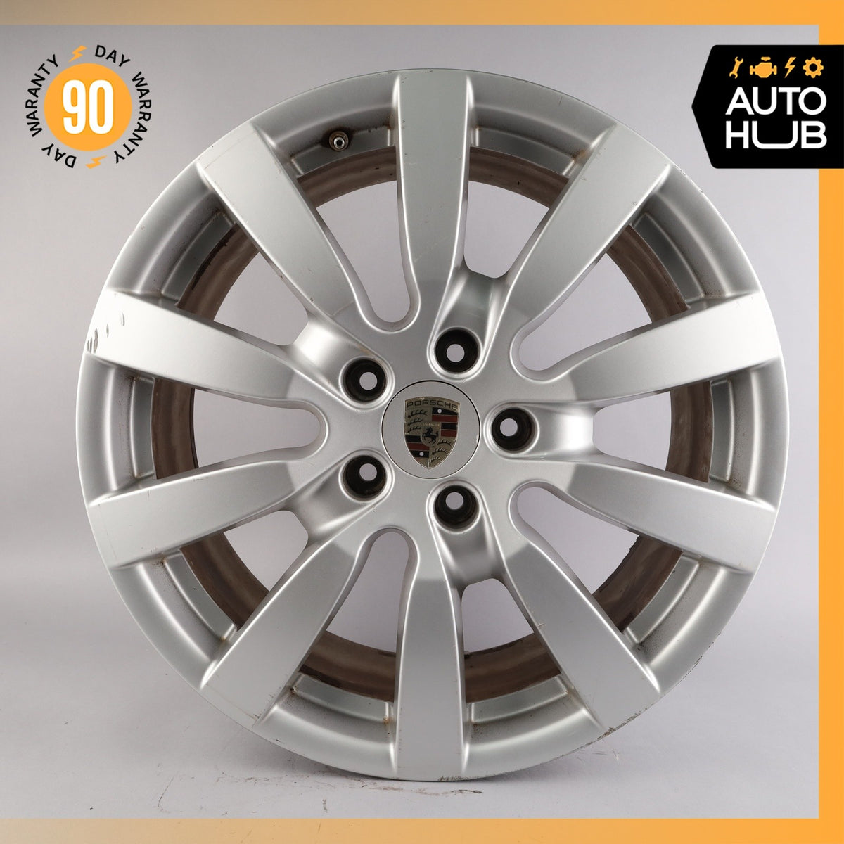 Porsche Cayenne 958 9 x 20 20" Wheel Rim Silver 7P5601025B OEM - photo 1