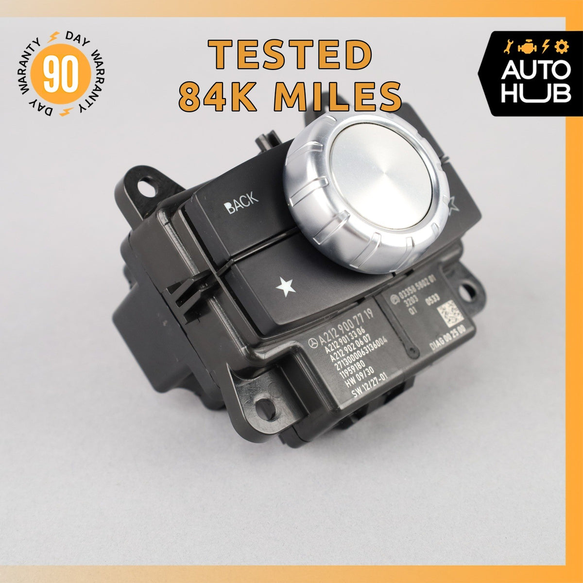 14-17 Mercedes W212 E350 E550 Console Head Unit Controller Knob Multi Switch OEM - photo 1
