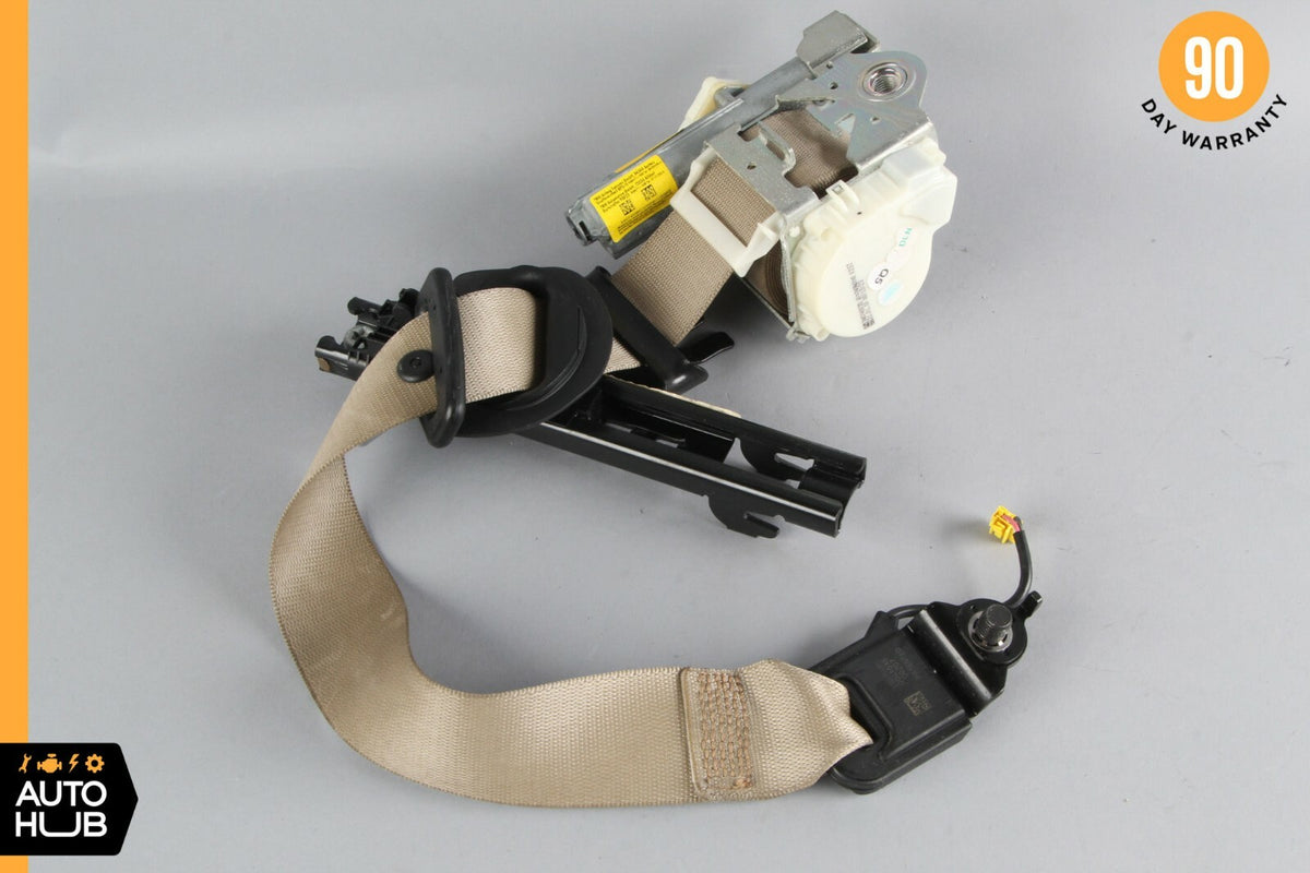 08-15 Mercedes W204 C250 C300 C350 Front Right Passenger Seat Belt Beige OEM - photo 5