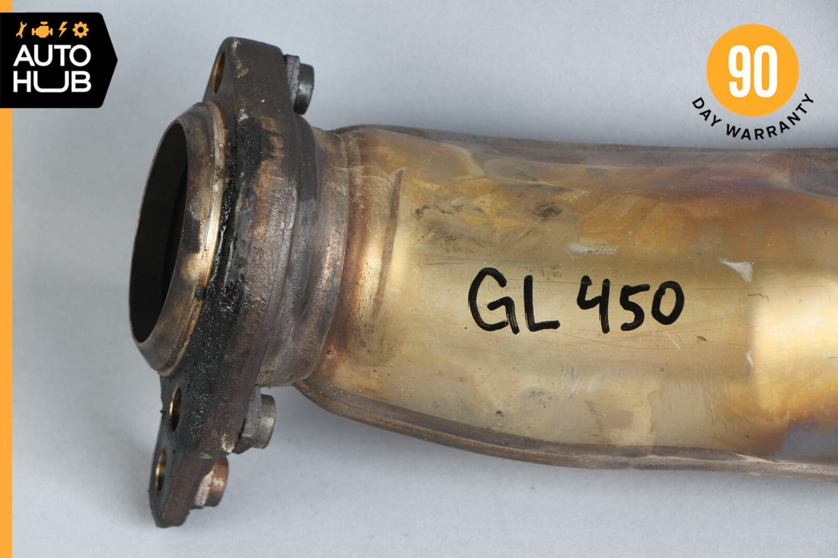 12-19 Mercedes X166 GL450 ML63 AMG Engine Exhaust Front Pipe Left 2781400708 OEM - photo 2