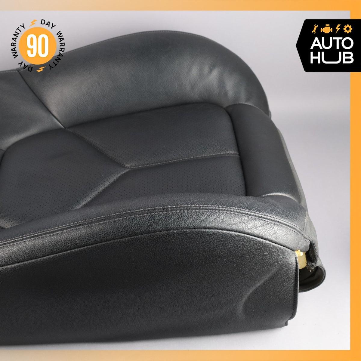 11-18 Porsche Cayenne 958 Front Right Side Seat Upper Cushion Black OEM - photo 8