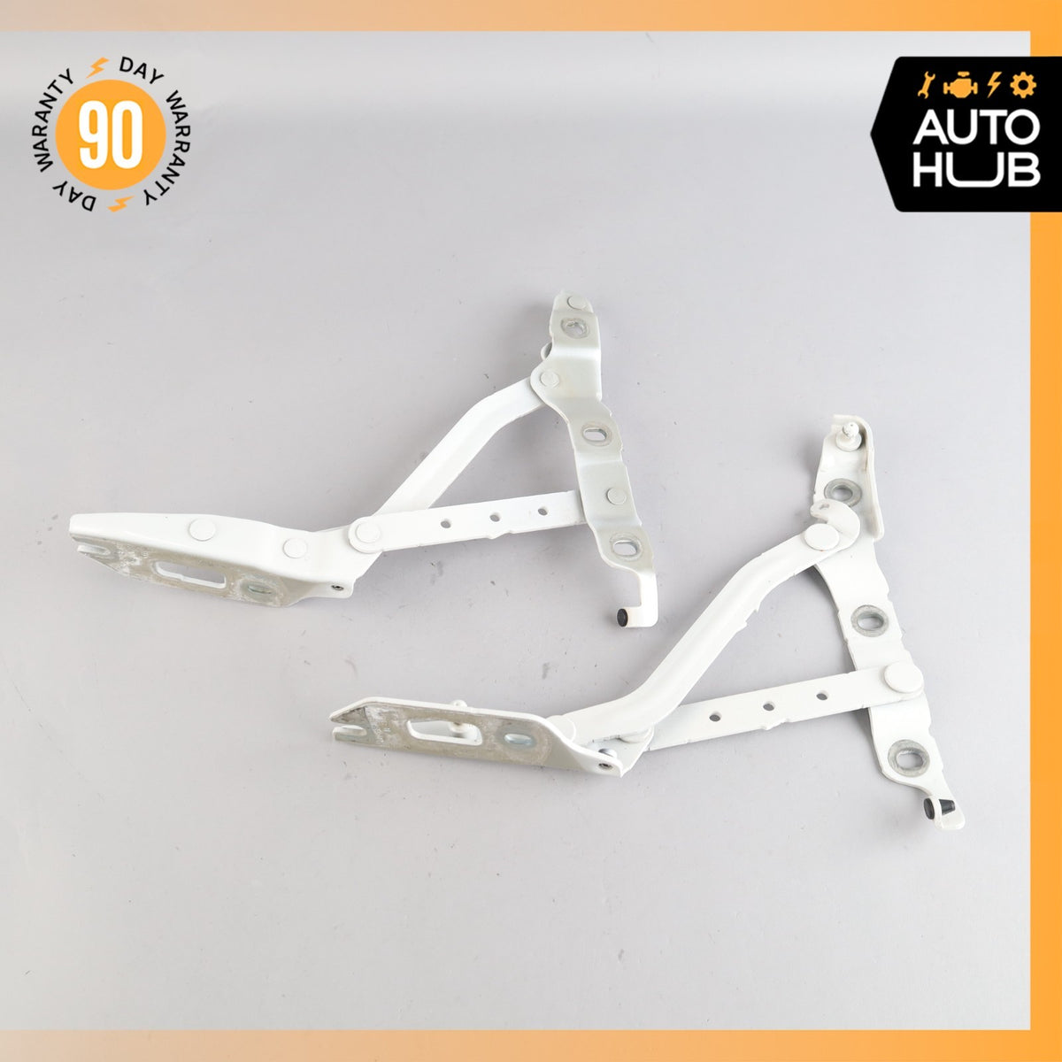 Audi S5 Convertible Trunk Boot Left & Right Lid Hinge Set White OEM - photo 6