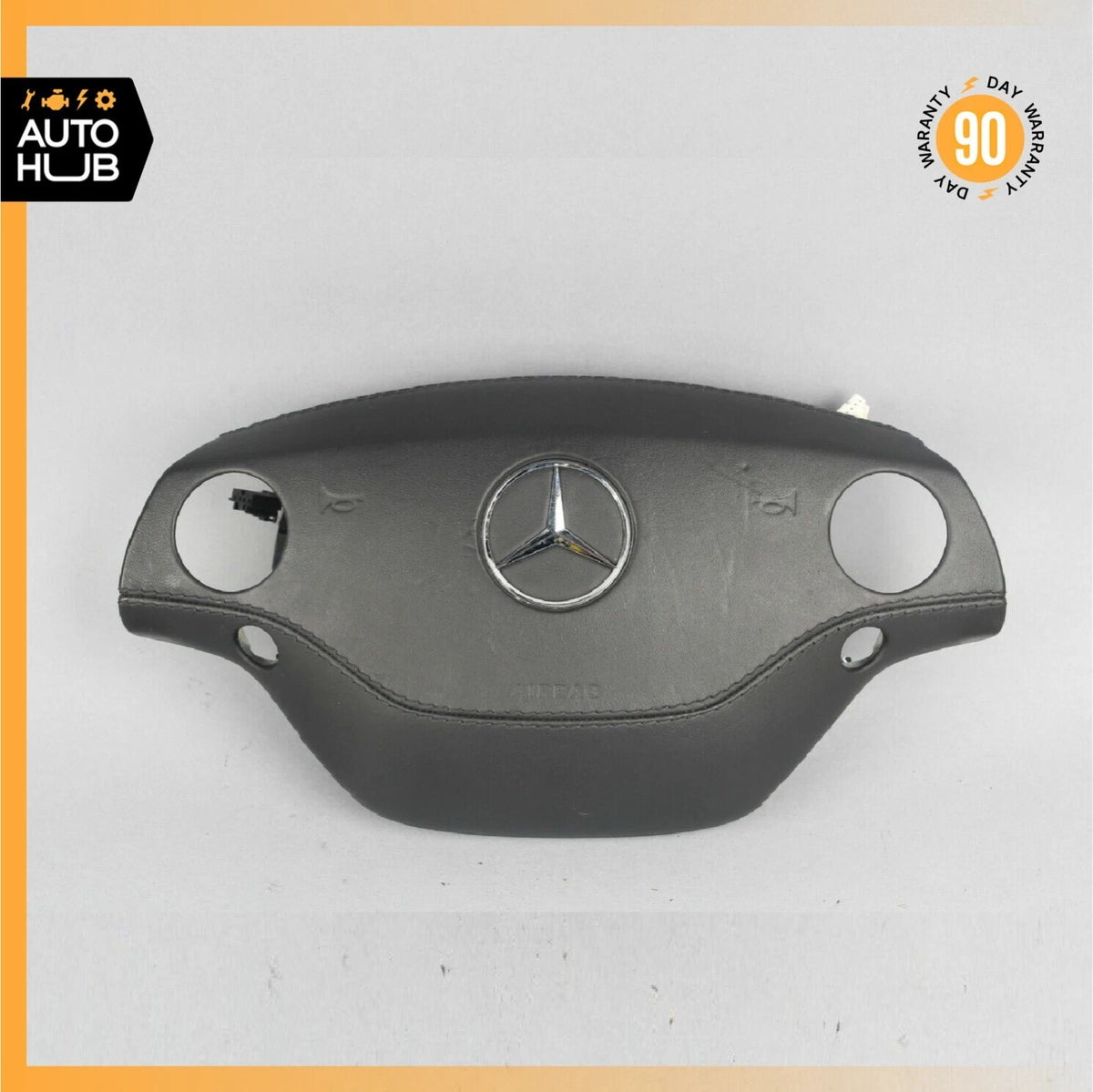 07-10 Mercedes W216 CL550 S550 S450 Steering Wheel Airbag Air Bag Black OEM - photo 1