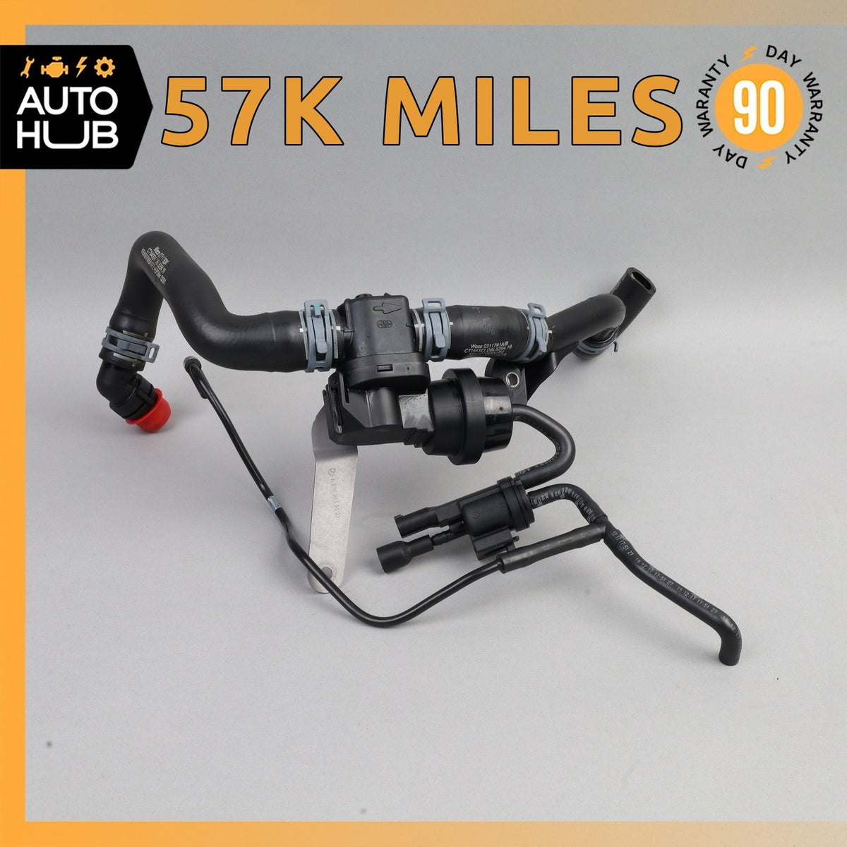 16-19 Mercedes X253 GLC300 Between Thermostat Heater Water Line OEM - photo 1