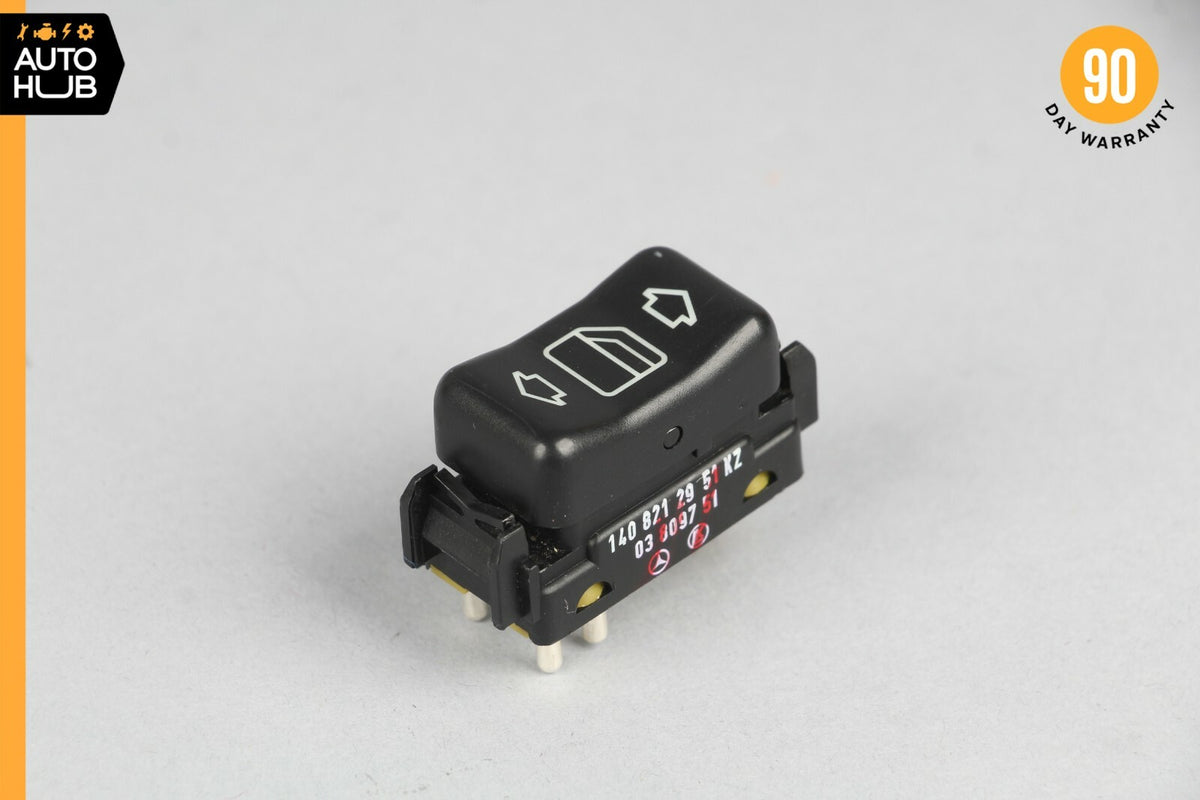 92-99 Mercedes W140 CL500 S500 S420 Rear Window Regulator Control Switch Button - photo 1