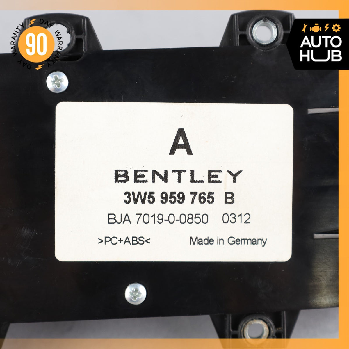 Bentley Continental Flying Spur Front Left Seat Control Memory Switch OEM - photo 10