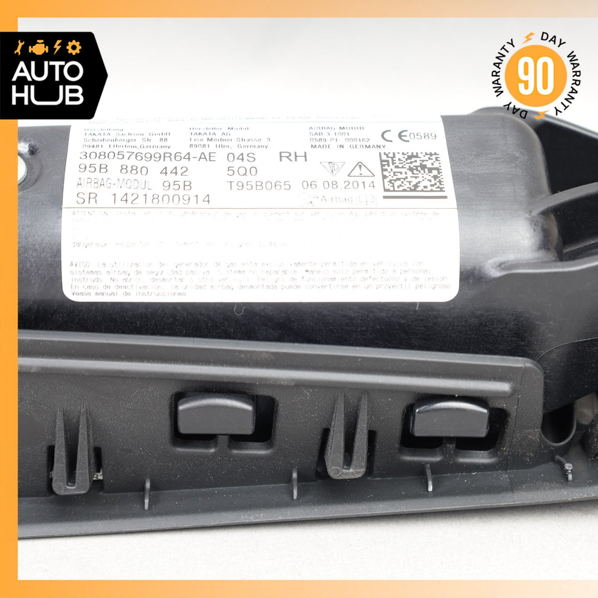 15-18 Porsche Macan 95B Rear Right Passenger Side Seat Airbag Black OEM - photo 13