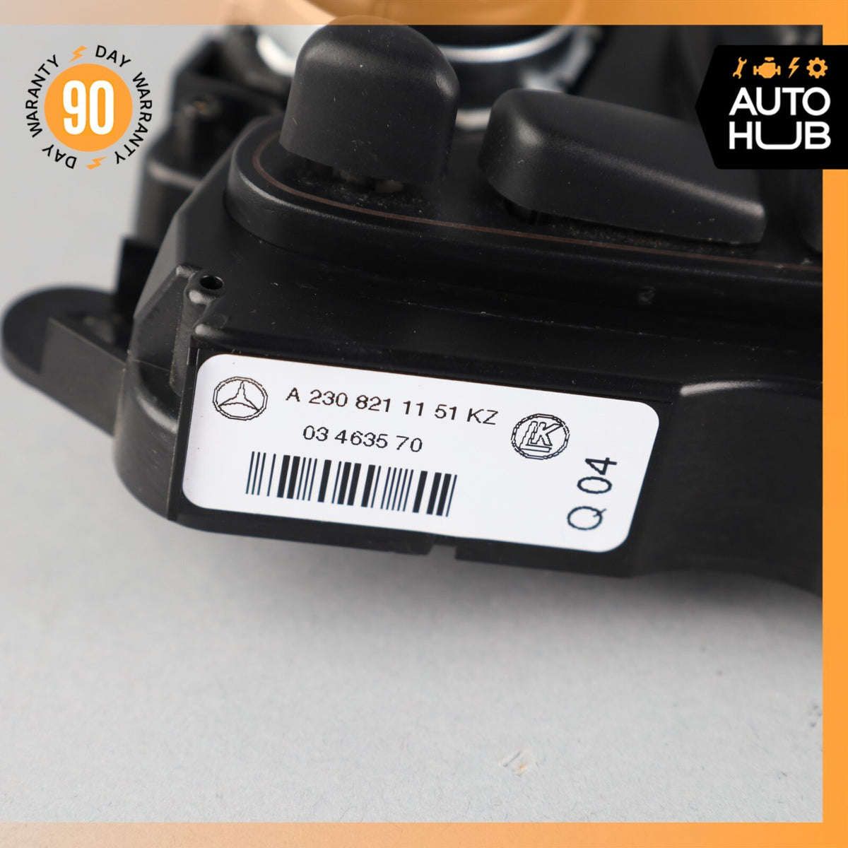 03-08 Mercedes R230 SL500 SL55 AMG Switch Control Module Left Side Seat OEM - photo 13