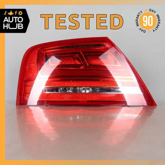 11-14 Audi D4 A8 Rear Left Driver Side LED Outer Tail Light Assembly OEM - photo 1